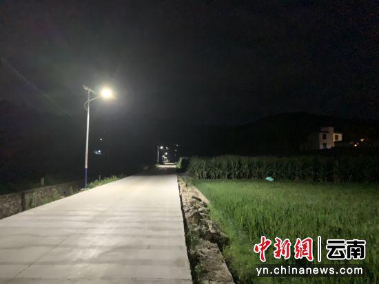 昌宁县田园镇新城社区路灯民生项目