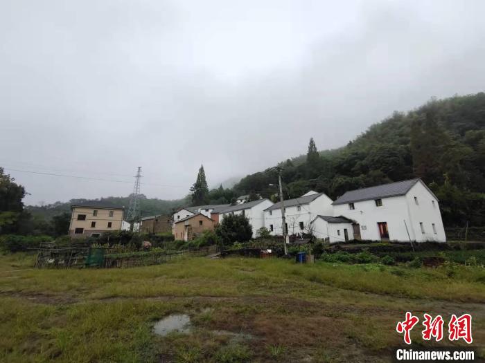 景山村的许多民房已无人居住。 钱晨菲 摄